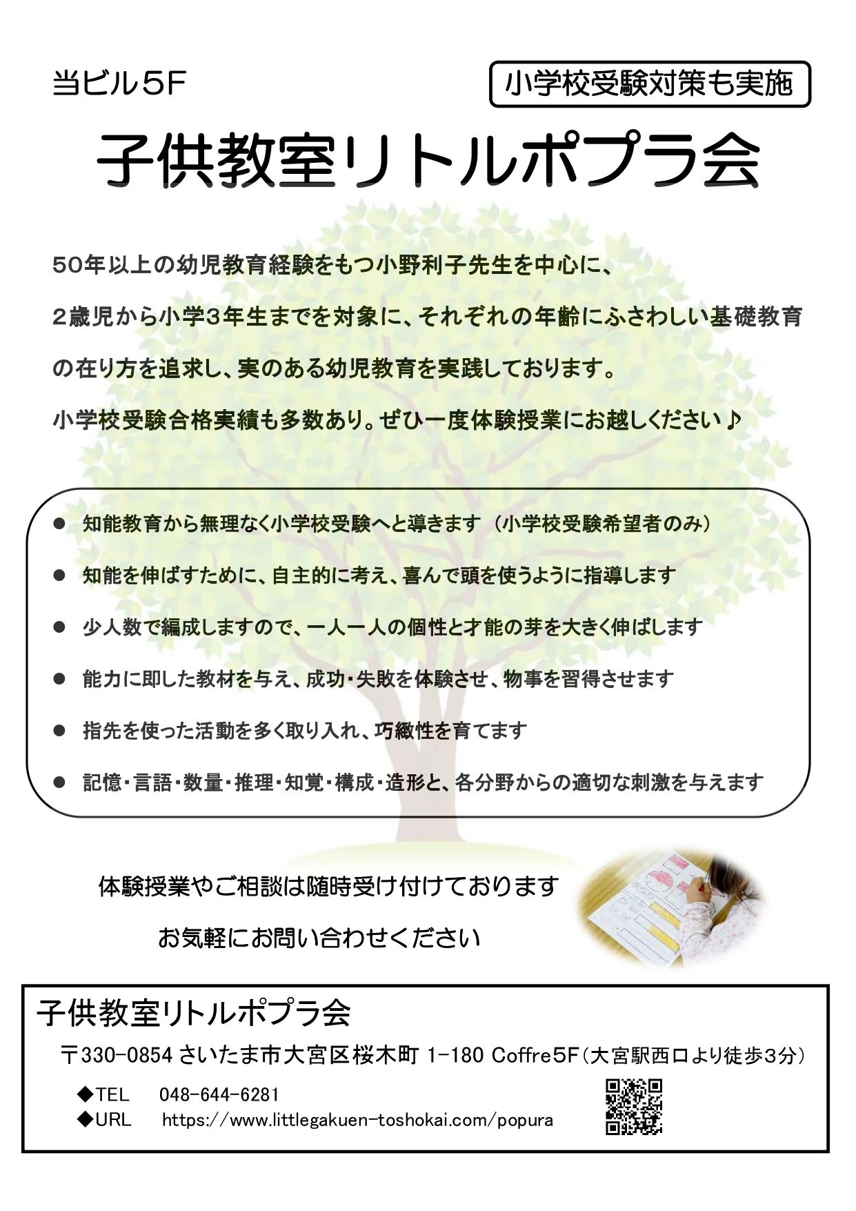 リトル学園グループ 子供教室リトルポプラ会のサムネイル画像 2