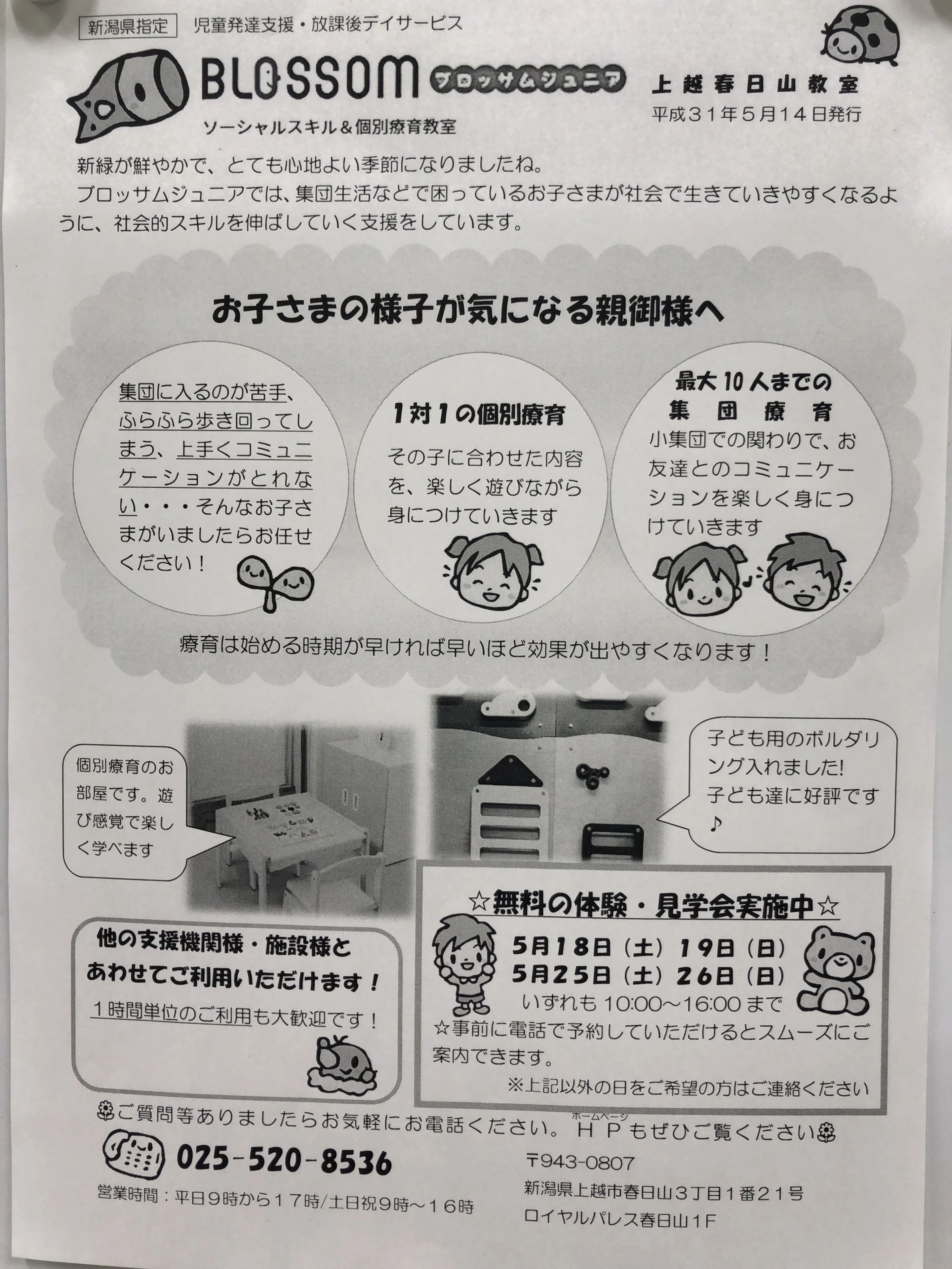 ブロッサムジュニア 療育（発達支援） 上越春日山教室のサムネイル画像 5