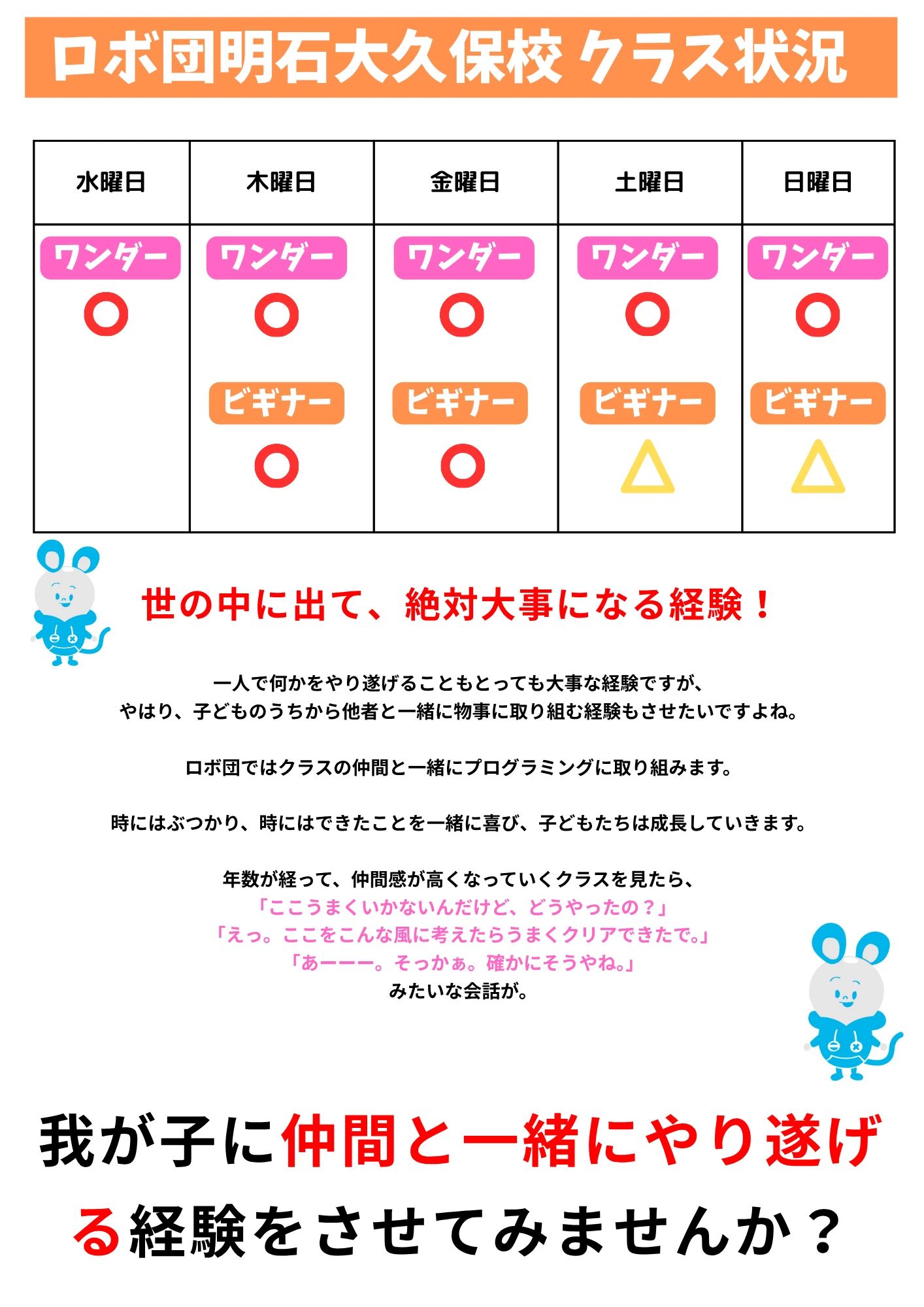 ロボ団 明石大久保校のサムネイル画像 4