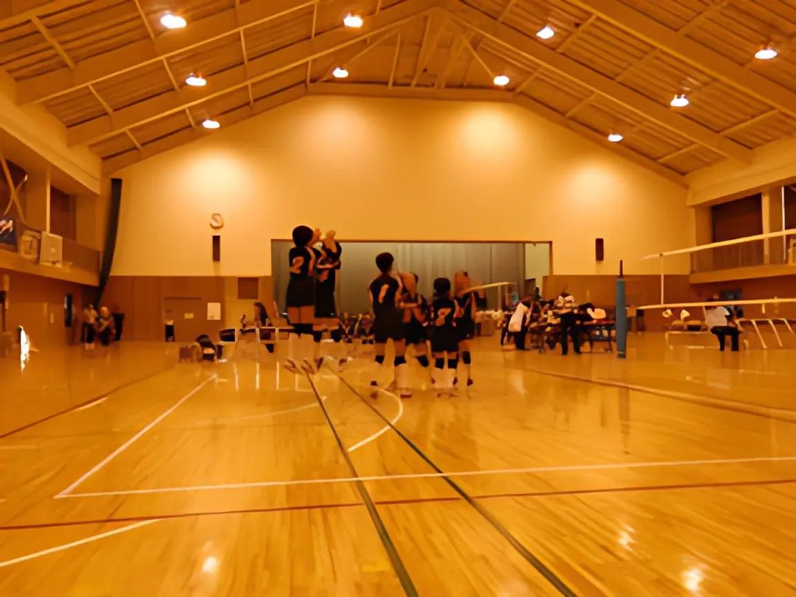 穂高キッズ・女子 バレーボール 穂高西中学校体育館のメイン画像
