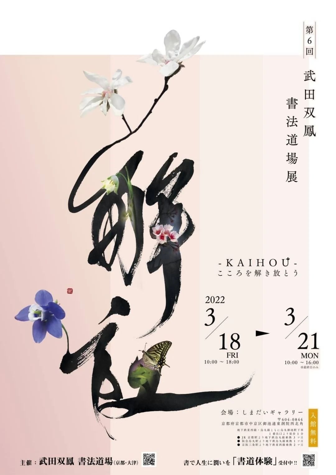 書道家・武田双鳳 京都道場のサムネイル画像 3