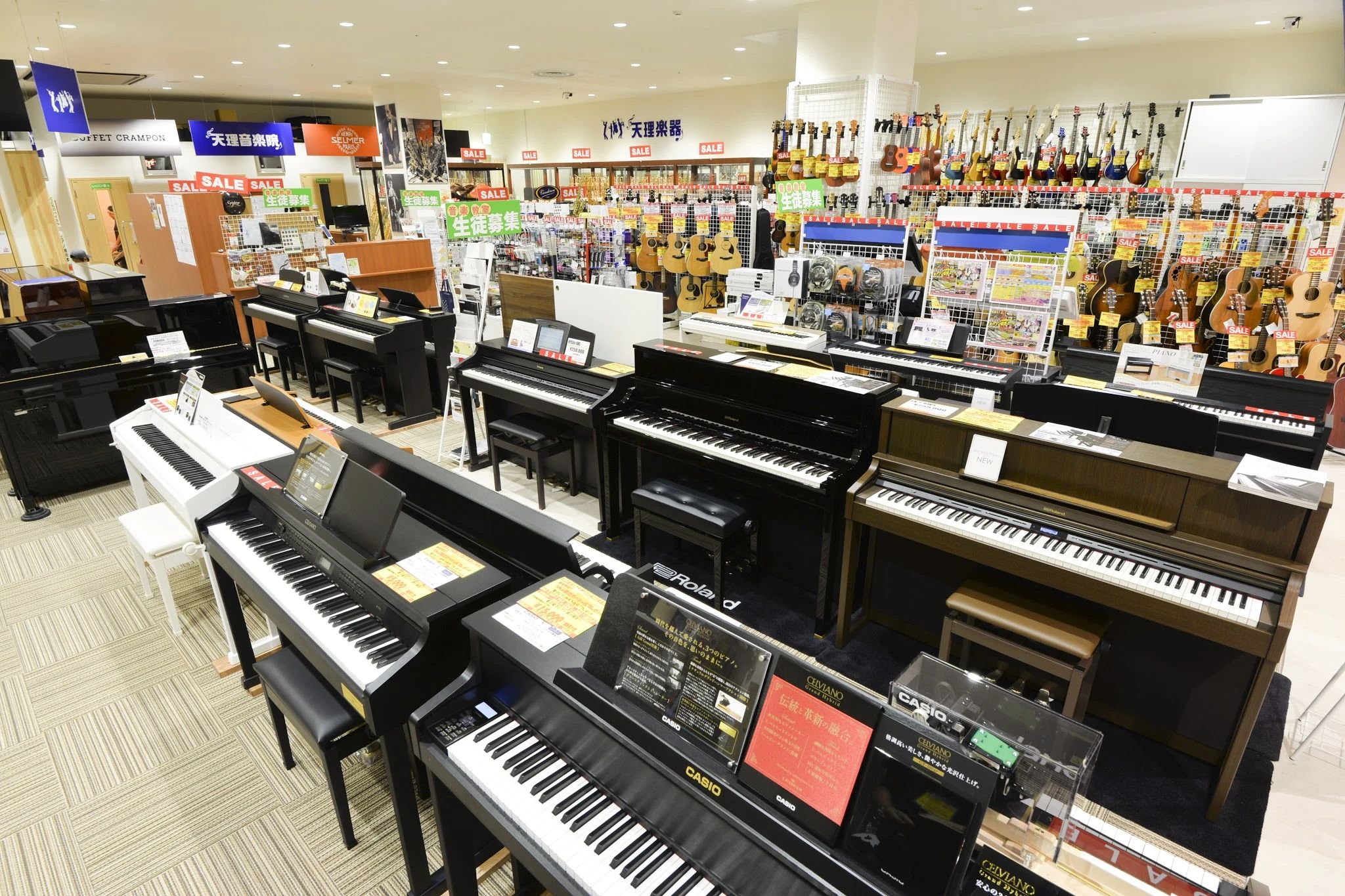 天理楽器 ピアノ イオンモール 大和郡山店のメイン画像