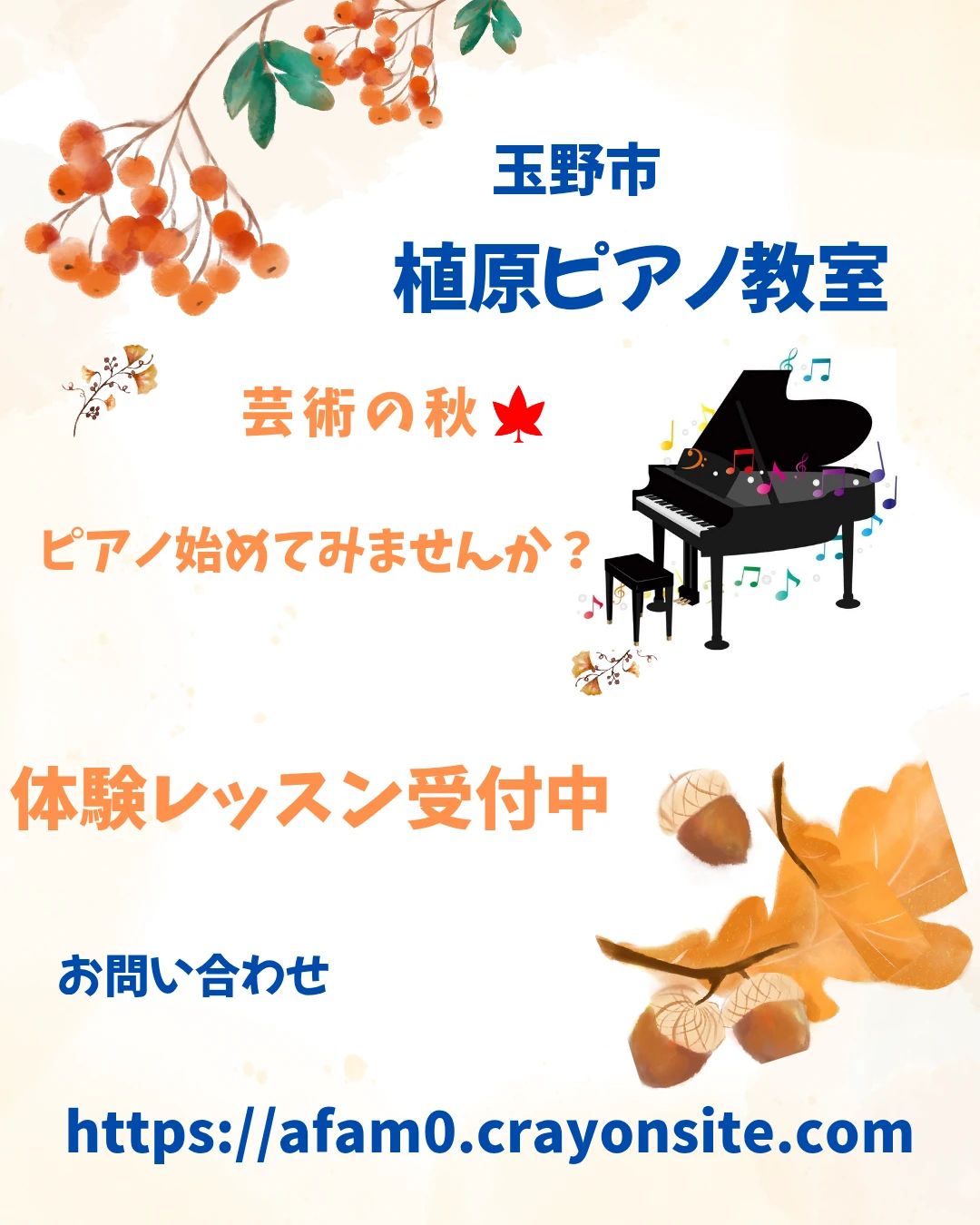 植原ピアノ教室 玉野市教室のメイン画像